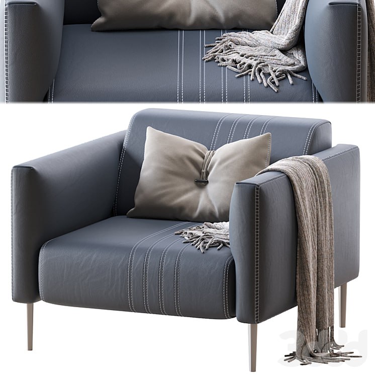 Armchair TUXEDO PNO 96x100x h77