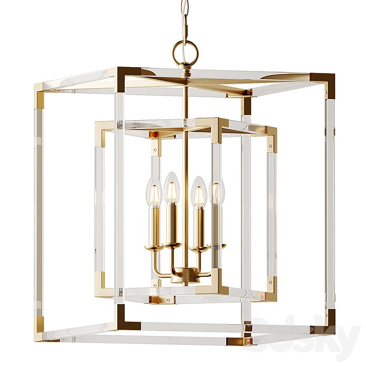 Ballard Designs Phoebe Acrylic Chandelier