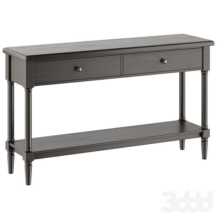 Console with drawers and shelf BLUES