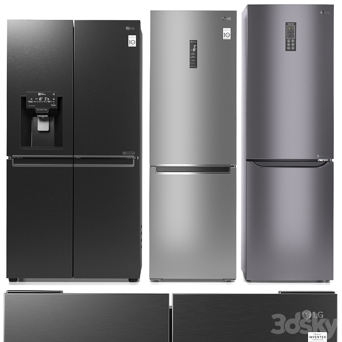 Refrigerator set LG 4