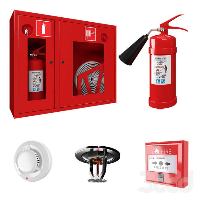 Fire fighting set