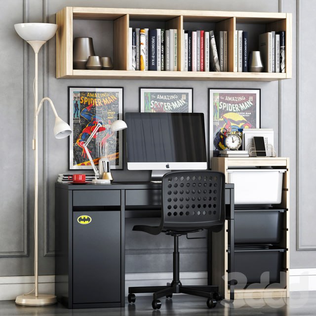 IKEA MICKE student workplace set