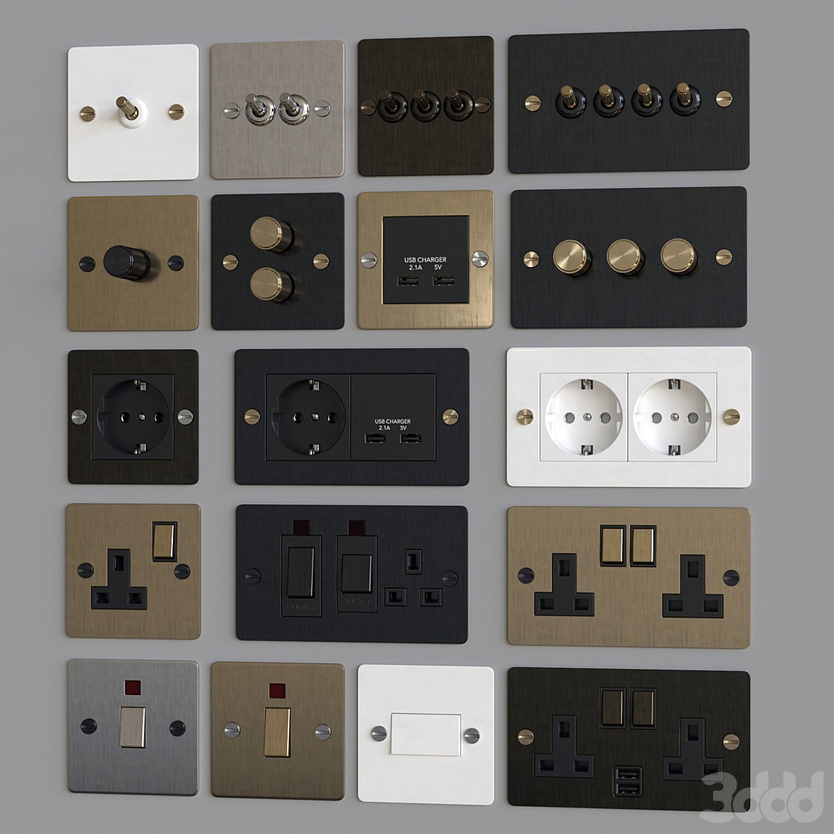 Buster & Punch switches & sockets