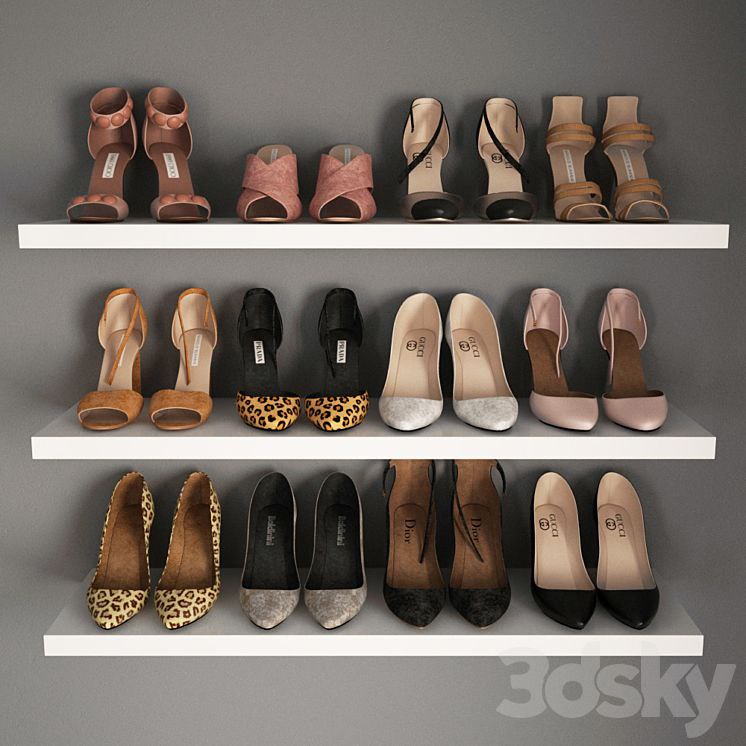 A set of women's shoes I Women shoes _02