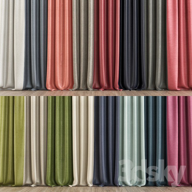 Curtain zeblin materials