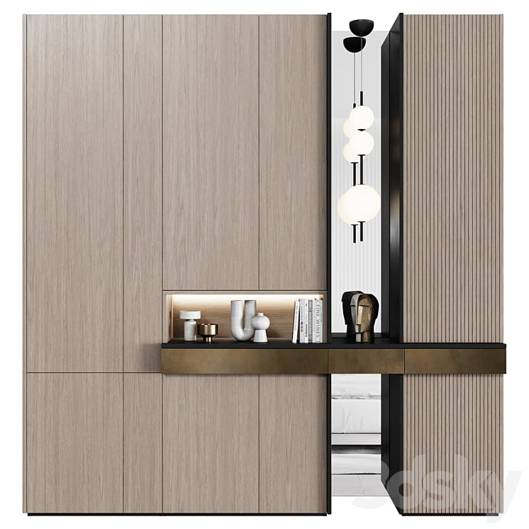 Hallway in modern style 01