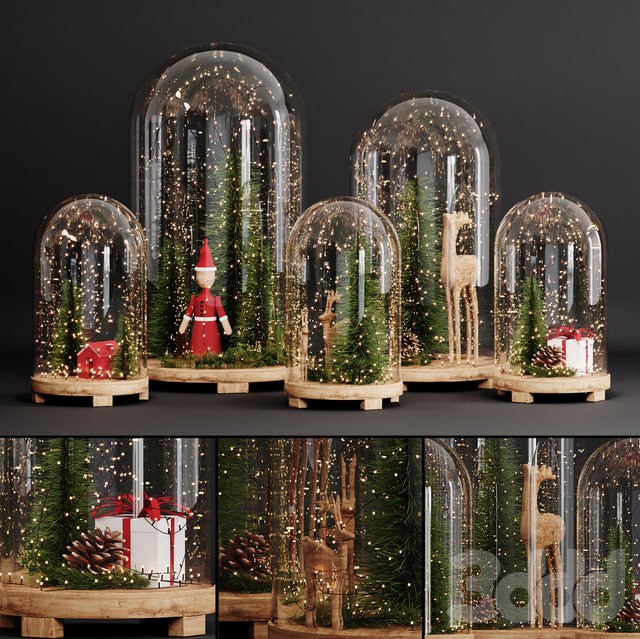 New year's decorative set