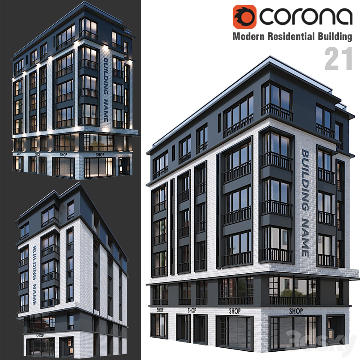 Modern Residential Building 21