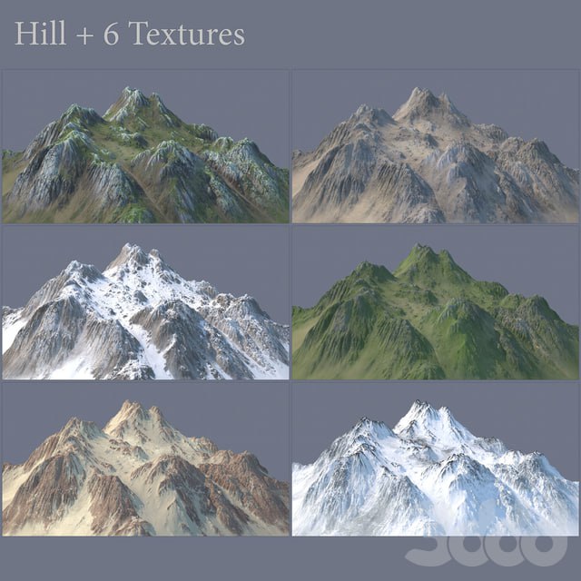 Hill (6 Textures)
