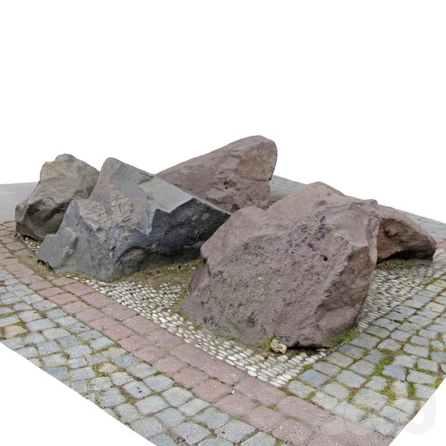 Stones for the city park