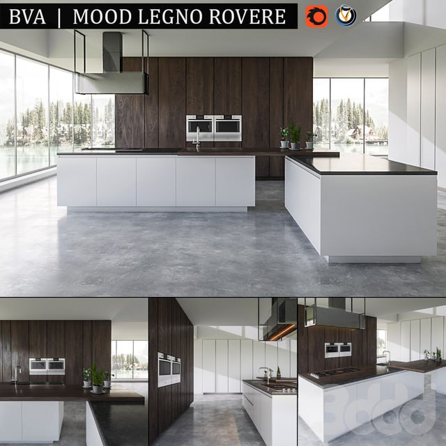 Kitchen BVA Mood Legno Rovere