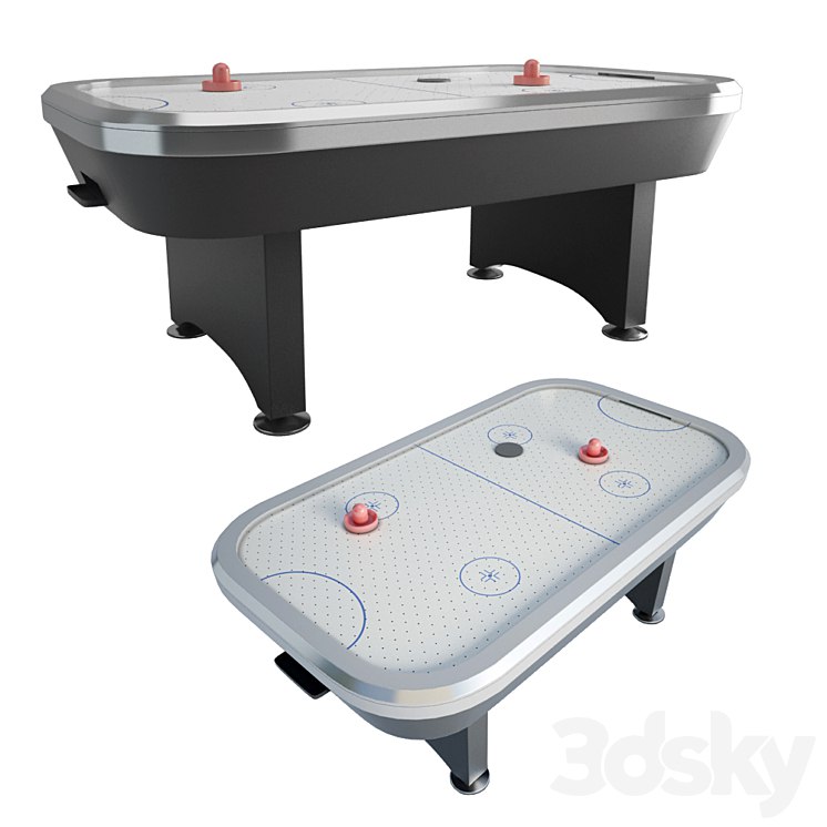 Electronic air hockey