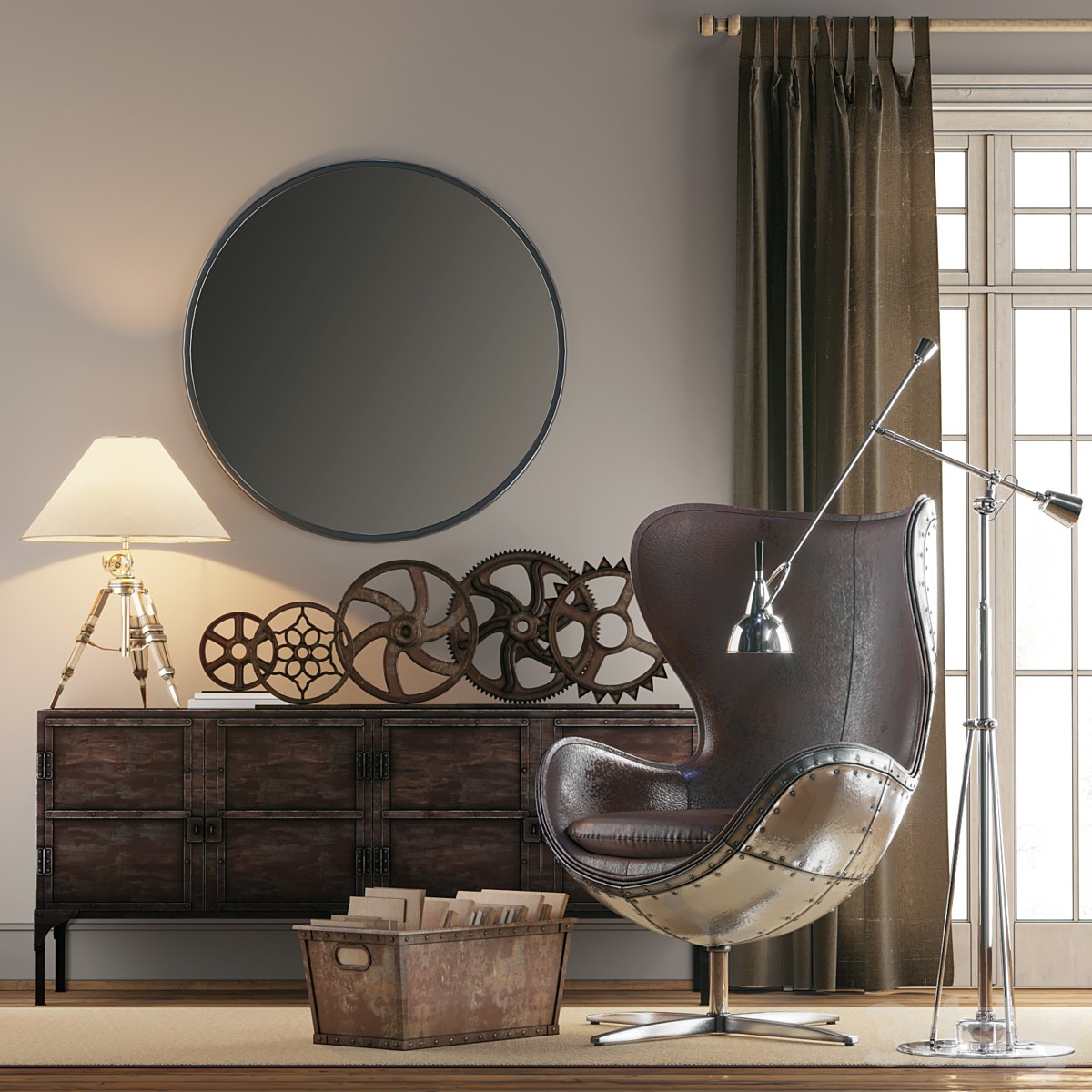 RH Aviator egg chair #