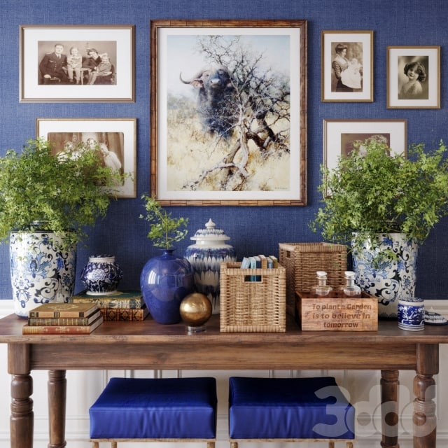 Decorative console set Chinese