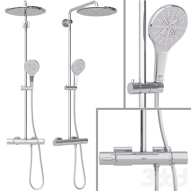 Shower system Grohe Rainshower Smartactive Cube 310_v2