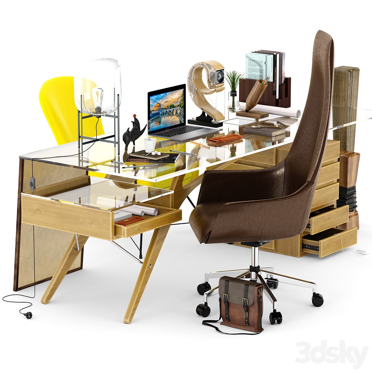 Cavour Writing Desk by Carlo Mollino