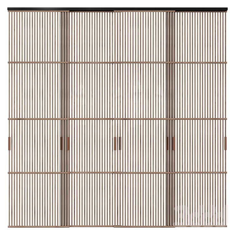 Ethnic style sliding partition