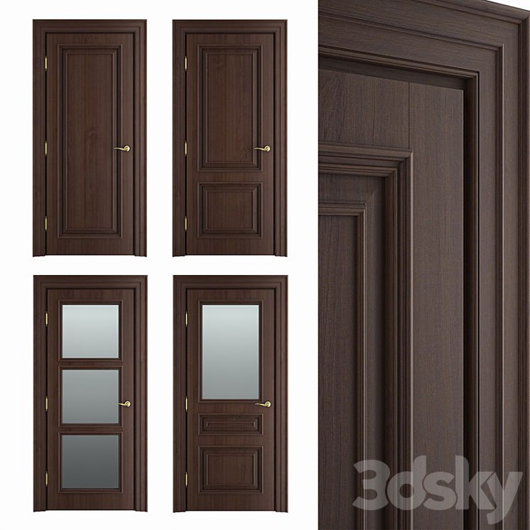 Massivstyle Interier CHOCOLATE Door 01