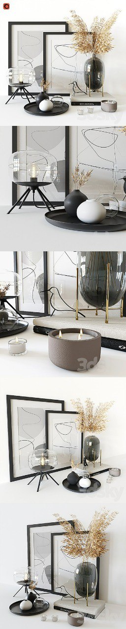 Decorative set housewolf 01