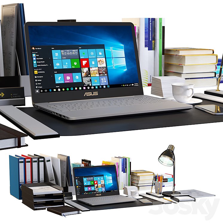 A set of small things for the workplace