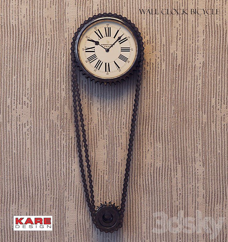 kare design clock bycicle