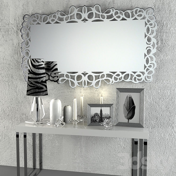 Corte Zari Pigalle mirror 195cmx117cm and accessories