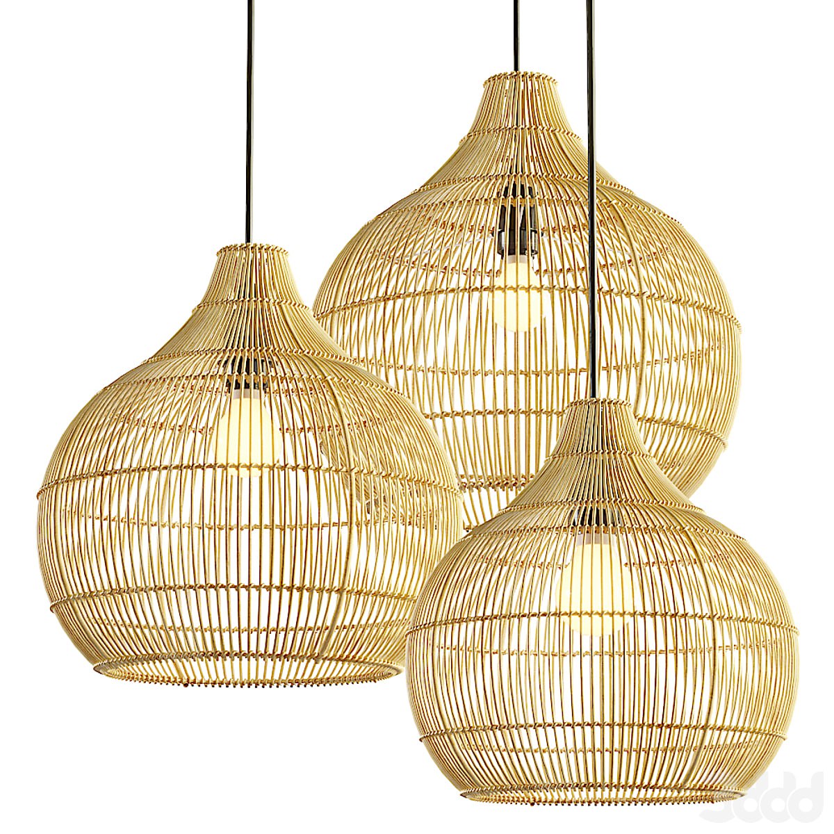 Aliexpress modern rattan chandelier