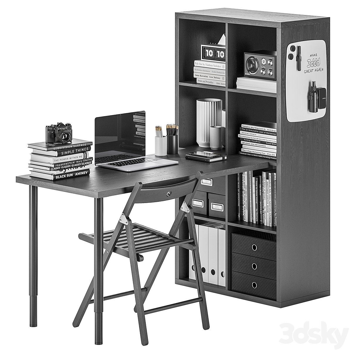 IKEA KALLAX / LAGKAPTEN Workplace