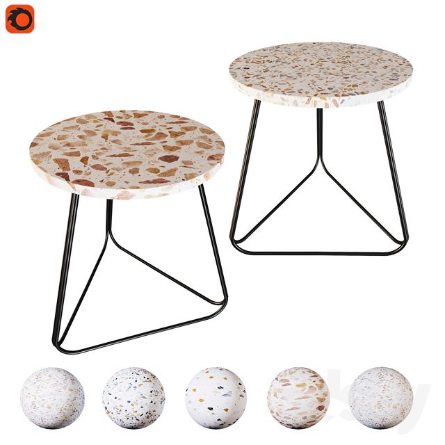 Coffee table Zara Home Terrazzo