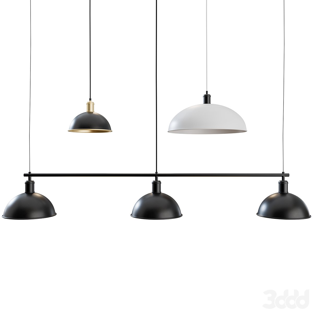 Hubert Suspension Frame + Pendant By MENU