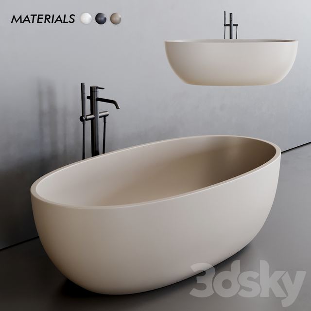 Esedra by SDR Ceramiche Bull Bathtub
