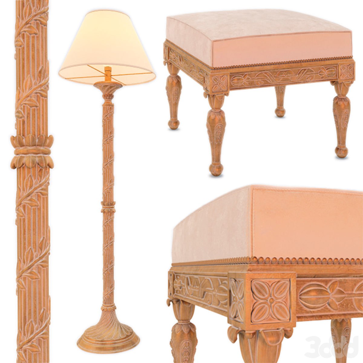 Floor lamp and the couch Roberto Giovannini