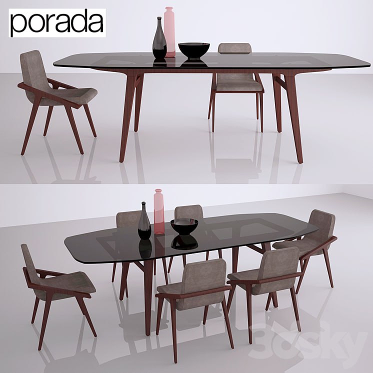 Porada Loop table and chair Porada Lolita