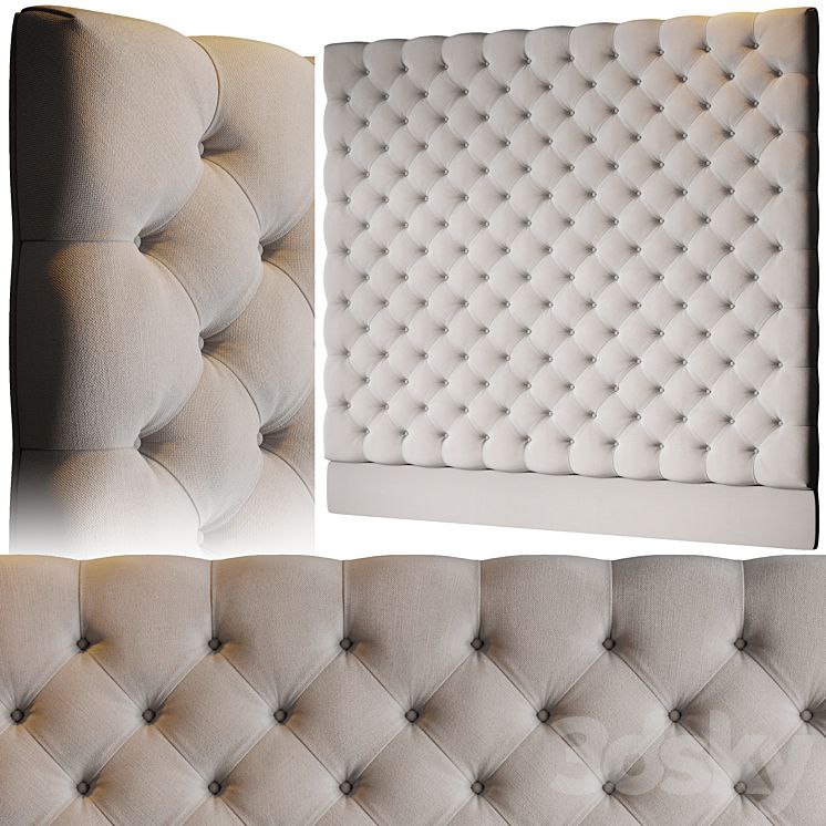 A Minimoon Cliveden Upholstered Headboard