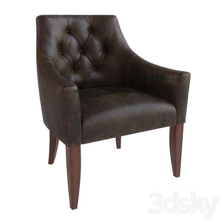 Armchair for upholstery with a pivot Artu BL 3310