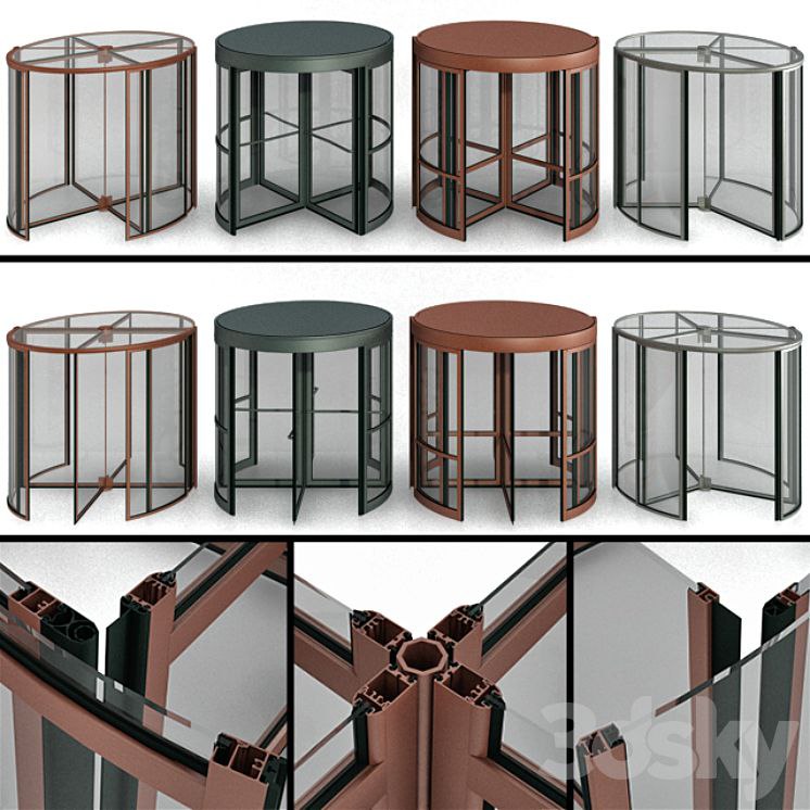 Revolving entrance doors