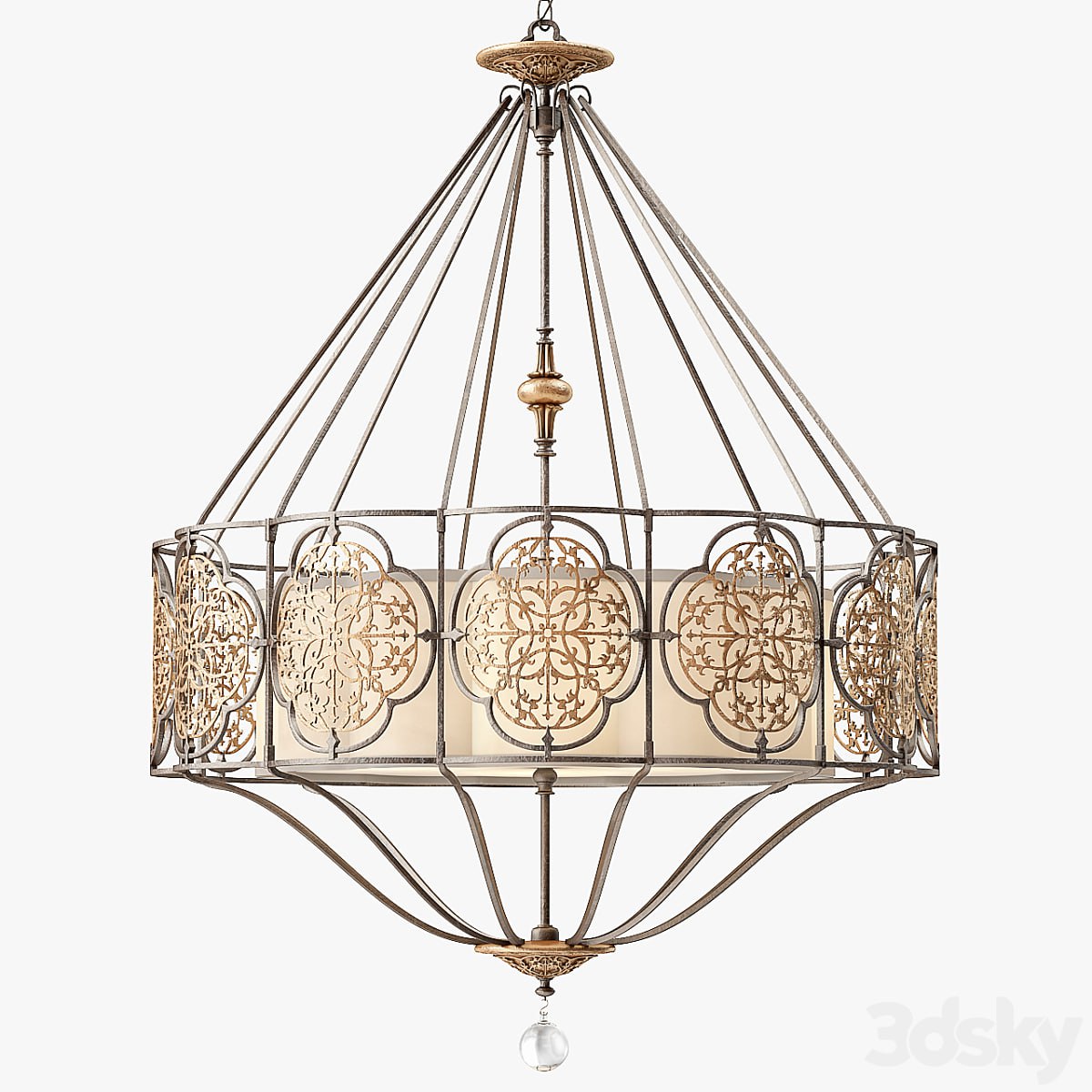 Murray Feiss Marcella 4 Light Uplight Chandelier