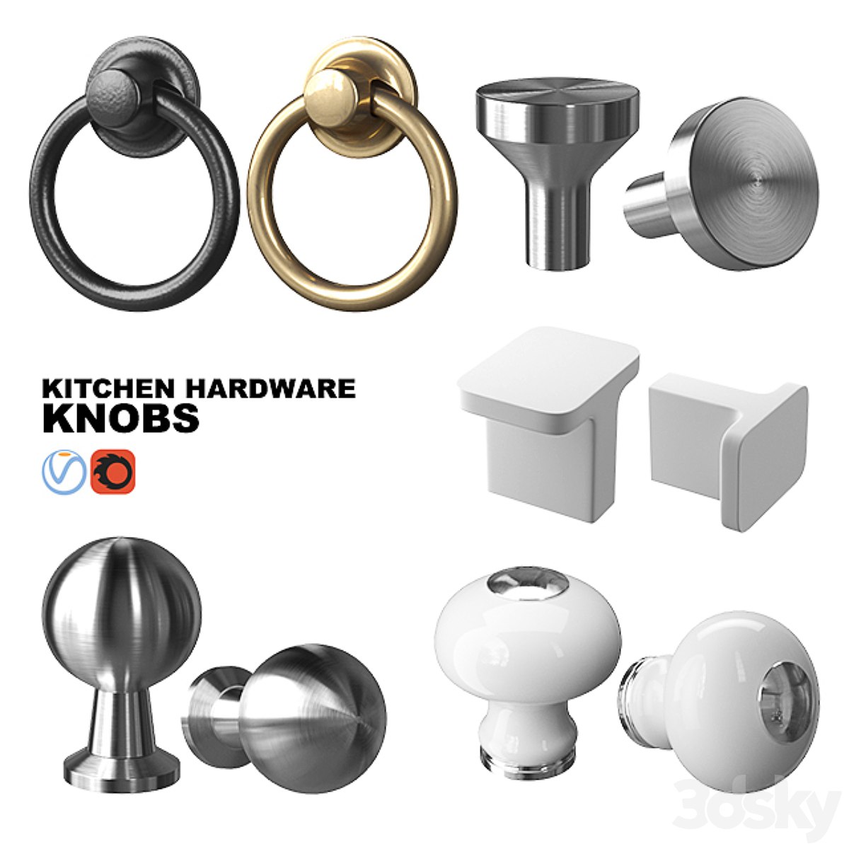 Knob Set IKEA