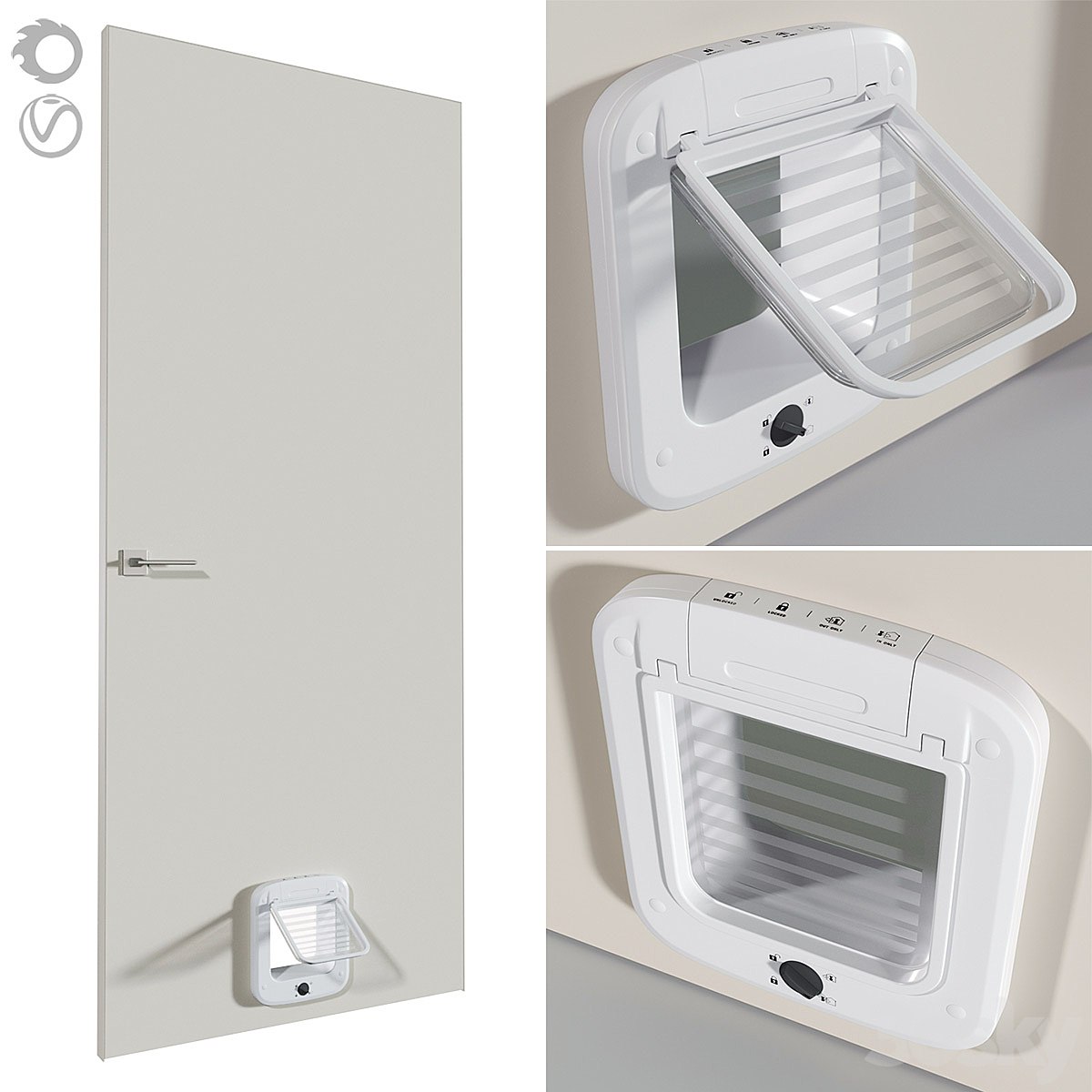 Street door for cats Trixie 3850