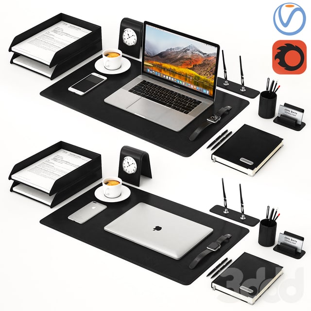 Classic Silver Workplace MacBook