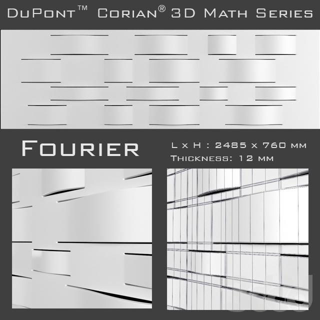 3D Panel Corian Fourier