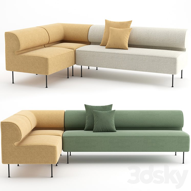 Eave Dining Sofa by MENU