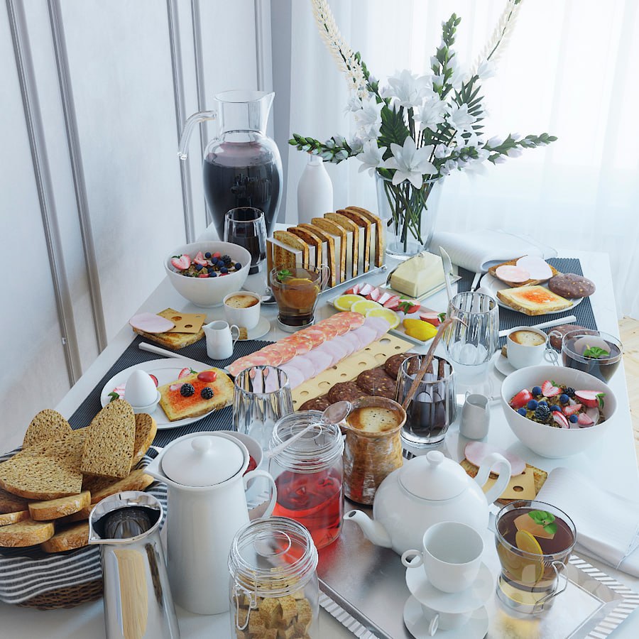 Kimoo Table setting 22. Breakfast -2