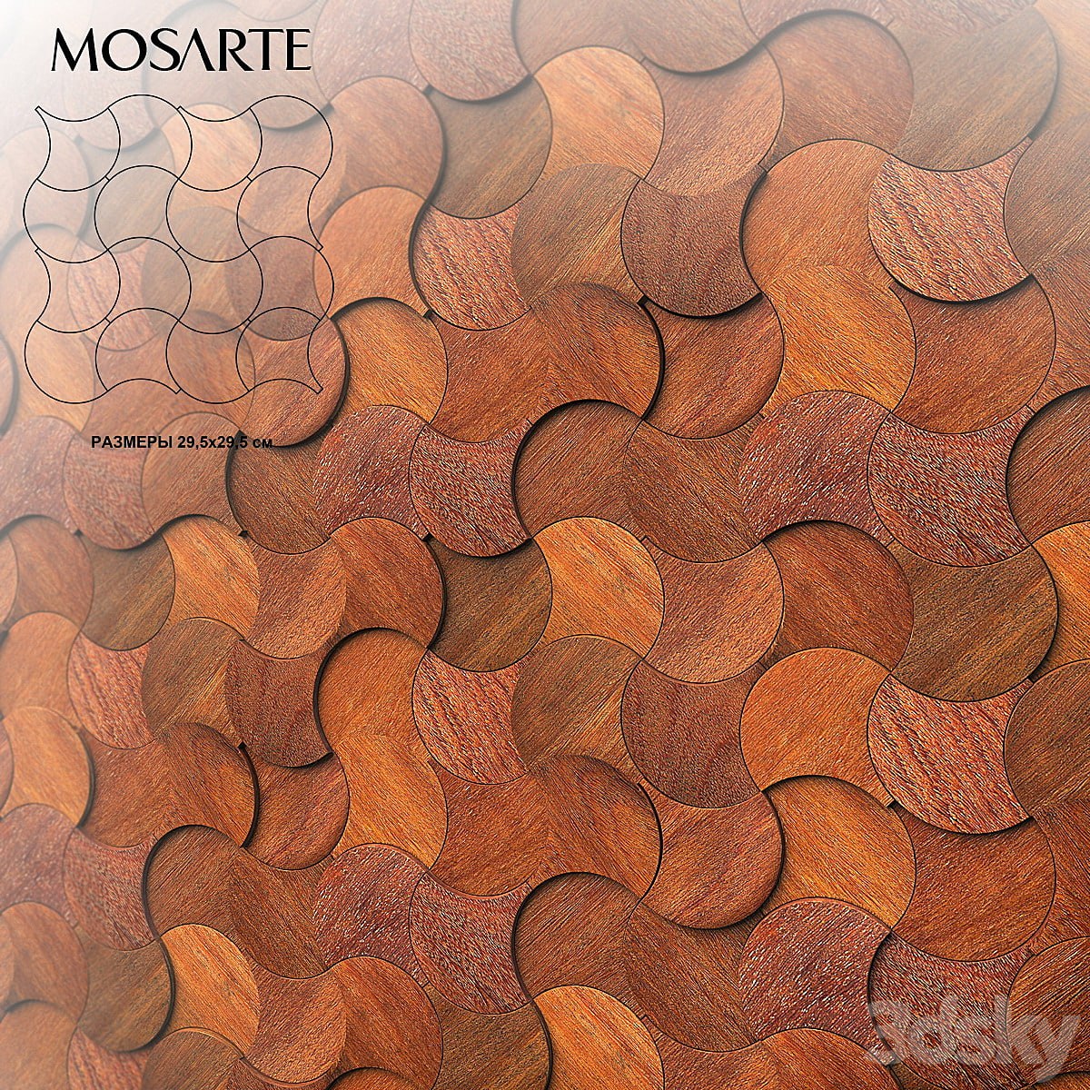 Mosarte PAMPULHA P LEGNO