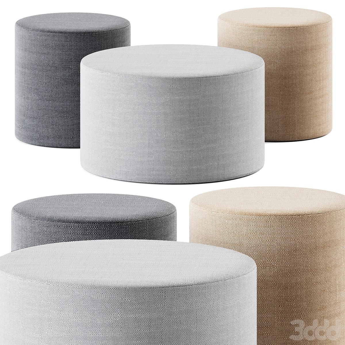 Bumper Outdoor Ottoman by Blu Dot / Pouffe