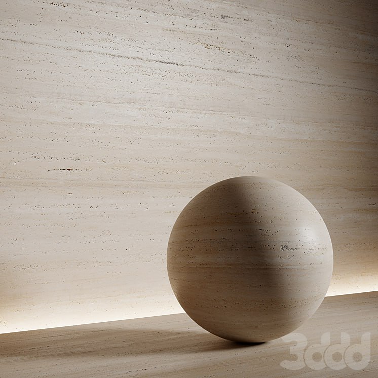 Stone material, travertine 5, pbr, seamless