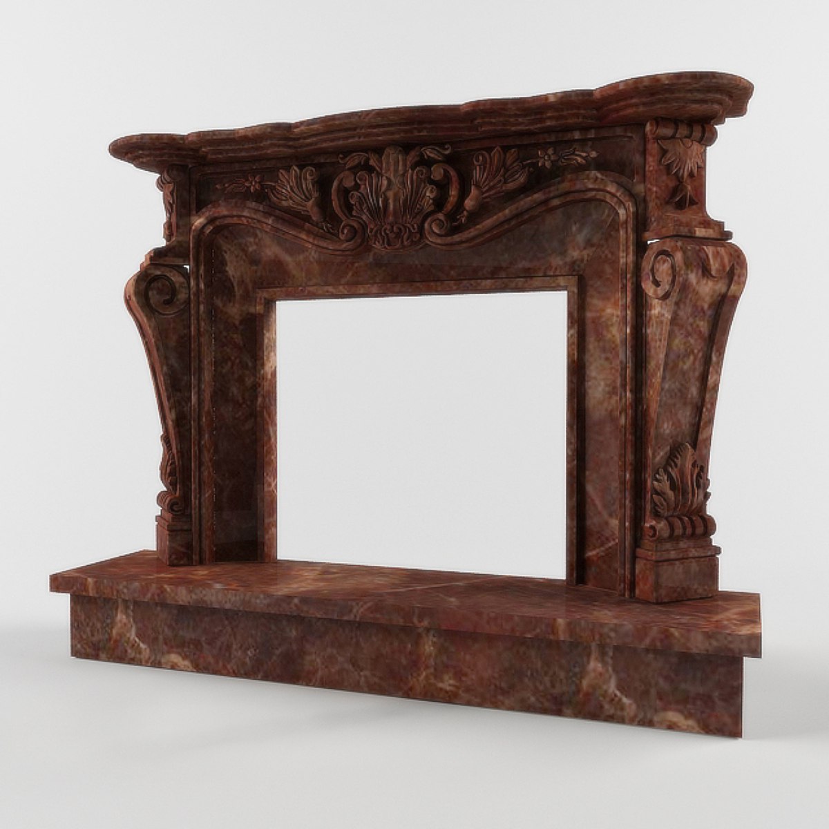 Portal of the fireplace