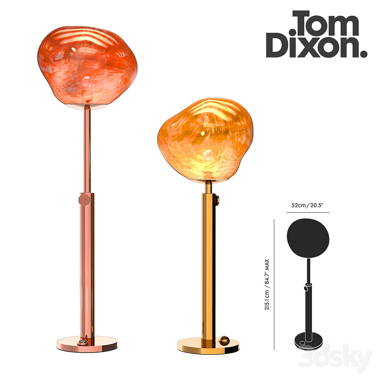 Melt Floor Lamp Tom Dixon