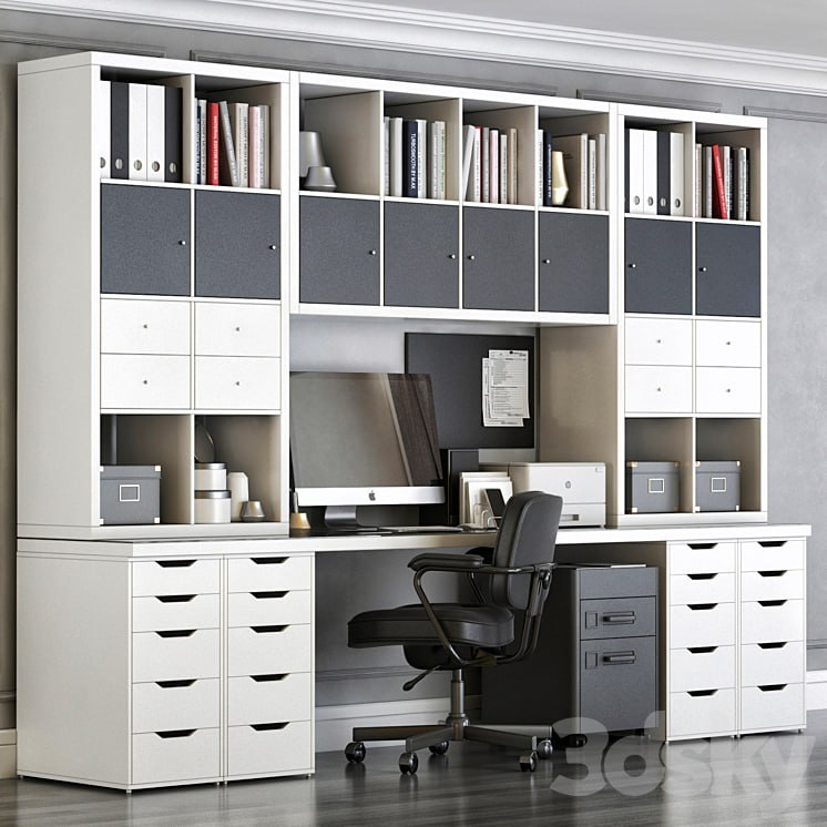 IKEA KALLAX office workplace