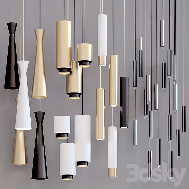 Collection Pendants set 9 Circa Fabbian Tradition Favor